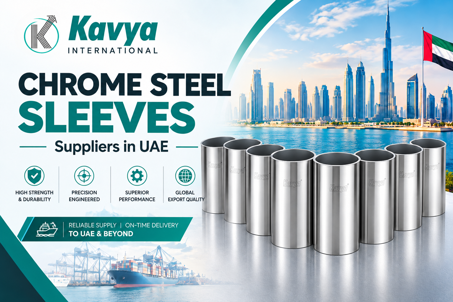 Chrome Steel Sleeve Suppliers in UAE - Kavya International
