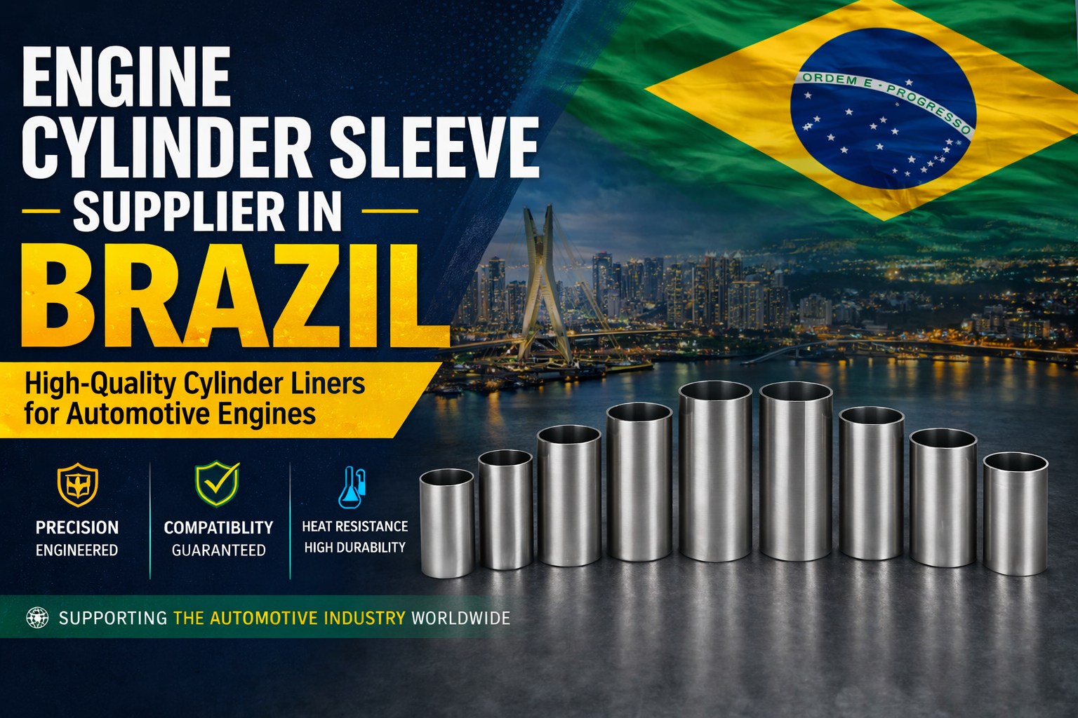 Cylinder Liner and Sleeves Exporter in Italy